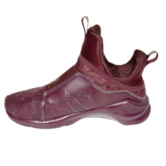 Puma Fierce KRM Winetasting Red Plum Sneakers 7 - Picture 6 of 12